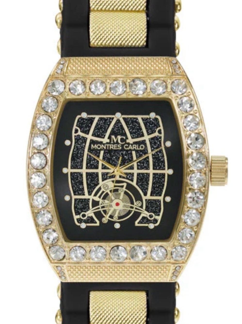 Gold and Black Men’s Dress Watch